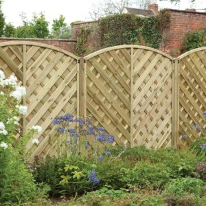 Arched Top Fencing Panels